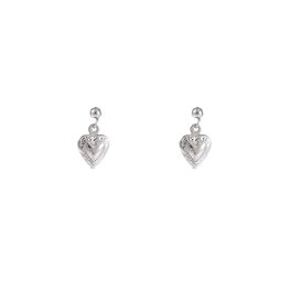 Oorbellen E4327-1 heart stud zilver- Day&Eve Oorbellen E4327-1 heart stud zilver- Day&Eve