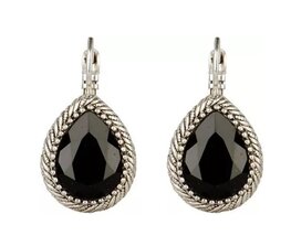 Oorbellen druppel 1A566JT Black - Camps&Camps