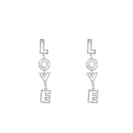 Oorbellen E4709-1 Little love earring  zilver - Day&Eve Oorbellen E4709-1 Little love earring  zilver - Day&Eve