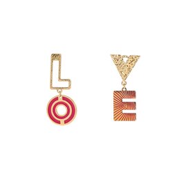Oorbellen E4710-1 spring love earring goud roze - Day&Eve Oorbellen E4710-1 spring love earring goud roze - Day&Eve