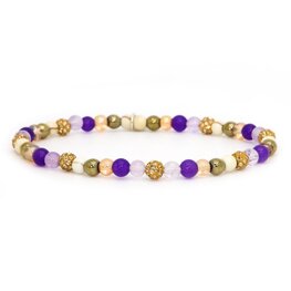 Armband spiral Lavany gold crystal xxs - Karma Armband spiral Lavany gold crystal xxs - Karma