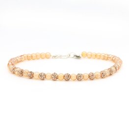 Enkelbandje rose  crystal xxs - Karma Enkelbandje rose  crystal xxs - Karma