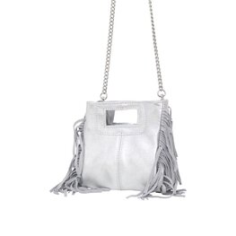 Tas Fabulous frills zilver - Baggyshop
