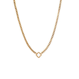 Ketting N4746-2 Chunky clover necklace goud - ​​​​​​​Day&Eve Ketting N4746-2 Chunky clover necklace goud - ​​​​​​​Day&Eve