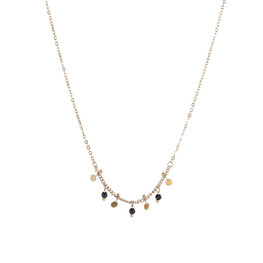 Ketting N4760-3 Beads + petals necklace goud - ​​​​​​​Day&Eve Ketting N4760-3 Beads + petals necklace goud - ​​​​​​​Day&Eve