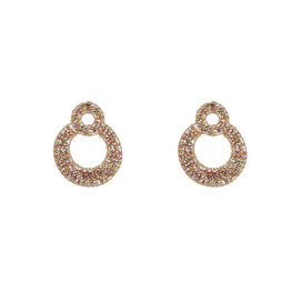 Oorbellen E4565-2 Grand beads cinnamon - Day&Eve Oorbellen E4565-2 Grand beads cinnamon - Day&Eve