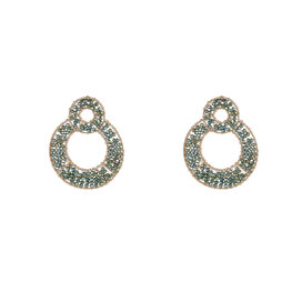 Oorbellen E4565-4 Grand beads green forest - Day&Eve Oorbellen E4565-4 Grand beads green forest - Day&Eve