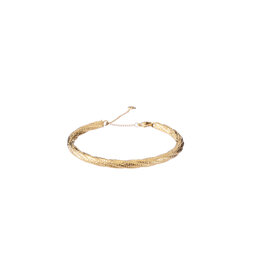 Armband B4718-2 Hammered bangle goud - Day&Eve Armband B4718-2 Hammered bangle goud - Day&Eve