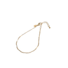 Armband B4957-2 Fine chain bracelet goud - Day&Eve Armband B4957-2 Fine chain bracelet goud - Day&Eve