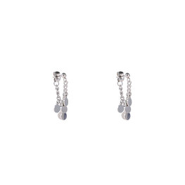 Oorbellen E4822-1 rounds garland earring zilver - Day&Eve Oorbellen E4822-1 rounds garland earring zilver - Day&Eve