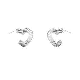 Oorbellen E4866-1 sunbeam heart zilver - Day&Eve Oorbellen E4866-1 sunbeam heart zilver - Day&Eve