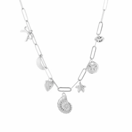 Bedelketting snailhouse - zilver Bedelketting snailhouse - zilver