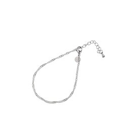 Armband B4744-1 Basic twisted bracelet zilver - Day&Eve Armband B4744-1 Basic twisted bracelet zilver - Day&Eve