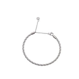 Armband B4719-1 Twisted bangle zilver - Day&Eve Armband B4719-1 Twisted bangle zilver - Day&Eve