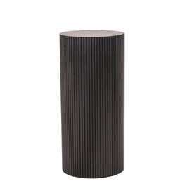 Side Table / Pillar- Cylinder - groot - Black - HouseVitamin Side Table / Pillar- Cylinder - groot - Black - HouseVitamin