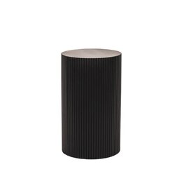 Side Table / Pillar- Cylinder - middel- Black - HouseVitamin Side Table / Pillar- Cylinder - middel- Black - HouseVitamin
