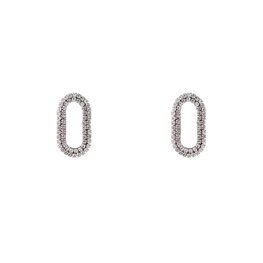 Oorbellen E4876-1rainbow  Strass earrings zilver - Day&Eve Oorbellen E4876-1rainbow  Strass earrings zilver - Day&Eve