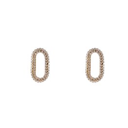 Oorbellen E4876-2 rainbow  Strass earrings goud - Day&Eve Oorbellen E4876-2 rainbow  Strass earrings goud - Day&Eve
