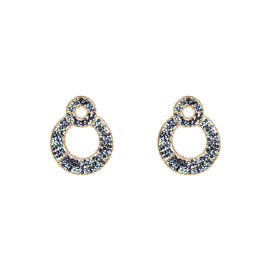 Oorbellen E4565-1 Grand beads black - Day&Eve Oorbellen E4565-1 Grand beads black - Day&Eve