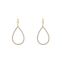 Oorbellen E4609-2 classic drop goud - Day&Eve Oorbellen E4609-2 classic drop goud - Day&Eve
