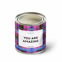 Geurkaars You are amazing groot - The Gift Label Geurkaars You are amazing groot - The Gift Label