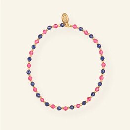 Armband MH04 Navy magenta - MableHappiness
