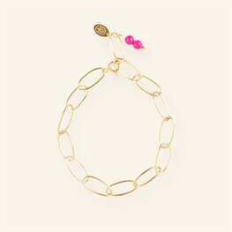 Armband MH14 Charlie roze - MableHappiness