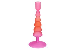 Kandelaar kerstboom roze