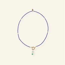 Ketting MH111 blue charm - MableHappiness