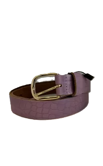 Riem leer croco lila - Elvy Fashion Riem leer croco lila - Elvy Fashion