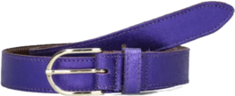 Riem leer metallic paars - Elvy Fashion Riem leer metallic paars - Elvy Fashion