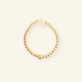 Ring MH220 soft pink - MableHappiness