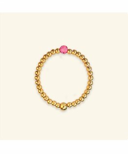 Ring MH225 pink small - MableHappiness