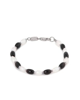 Armband Black pearl silver - George The Label Armband Black pearl silver - George The Label