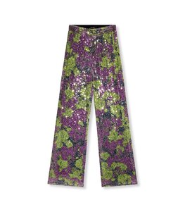 Broek Nova glitter groen/paars - Refined Department Broek Nova glitter groen/paars - Refined Department