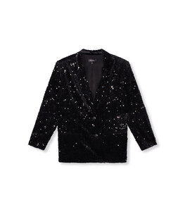 Blazer pailletten Bodi zwart - Refined Department Blazer pailletten Bodi zwart - Refined Department