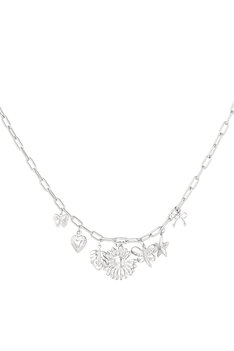 Bedelketting Botanical bliss - zilver Bedelketting Botanical bliss - zilver