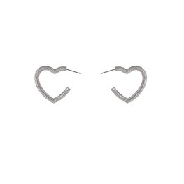 Oorbellen E4300-1 heart zilver - Day&Eve Oorbellen E4300-1 heart zilver - Day&Eve