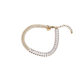 Armband B4271-2 Sparkle & shine bracelet goud - Day&Eve Armband B4271-2 Sparkle & shine bracelet goud - Day&Eve