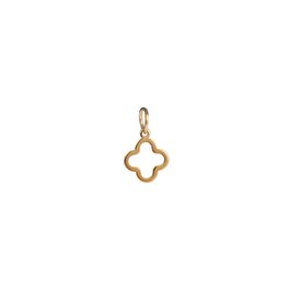 Bedel lucky clover pendant tbv ketting goud Bedel lucky clover pendant tbv ketting goud