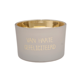 Geurkaars Van harte gefeliciteerd - MyFlame Geurkaars Van harte gefeliciteerd - MyFlame
