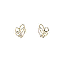 Oorbellen E5030-2 Chrystal heart hoop goud - Day&Eve Oorbellen E5030-2 Chrystal heart hoop goud - Day&Eve