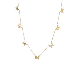Ketting N5346-2  Butterfly necklace goud - ​​​​​​​Day&Eve Ketting N5346-2  Butterfly necklace goud - ​​​​​​​Day&Eve
