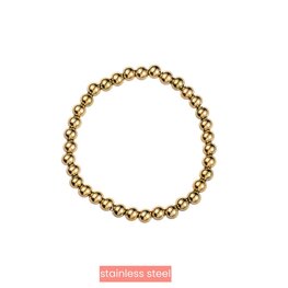 Armband B4204-2 balsy bracelet 6 mm goud - Day&Eve Armband B4204-2 balsy bracelet 6 mm goud - Day&Eve