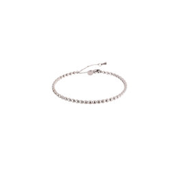 Armband bangle B5364-1 dots zilver - Day&Eve Armband bangle B5364-1 dots zilver - Day&Eve