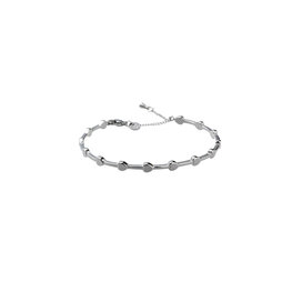 Armband bangle B5365-1 hartjes zilver - Day&Eve Armband bangle B5365-1 hartjes zilver - Day&Eve
