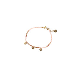Armband B5287-1 petals pink goud - Day&Eve Armband B5287-1 petals pink goud - Day&Eve
