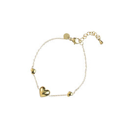 Armband B5358-2 triple heart goud - Day&Eve Armband B5358-2 triple heart goud - Day&Eve