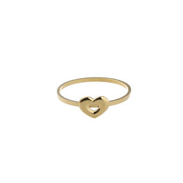 Armband bangle B5210-2 big heart goud - Day&Eve Armband bangle B5210-2 big heart goud - Day&Eve
