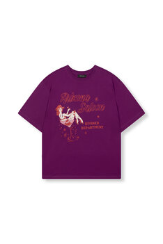 T-shirt Maggy paars - Refined Department T-shirt Maggy paars - Refined Department